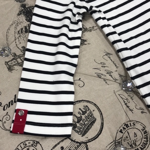 Karen Scott Sport Colorblocked Striped Top - Picture 5 of 7